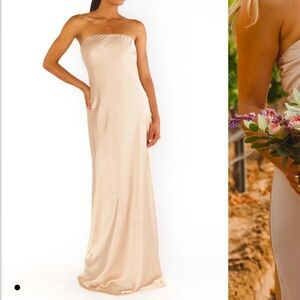 Show Me Your Mumu Taylor Tube Maxi Dress